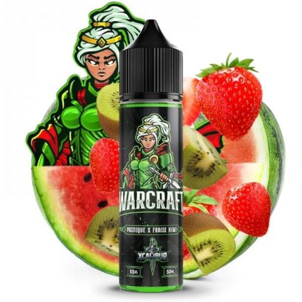 Warcraft (Watermelon, Strawberry & Kiwi) 50ml Shortfill by Xcalibur (Inc Free Nic Shot)