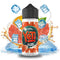 Yeti Blizzard Blood Orange (With Ice) - 100ml Shortfill by Yeti (Including Free Nic Shots)