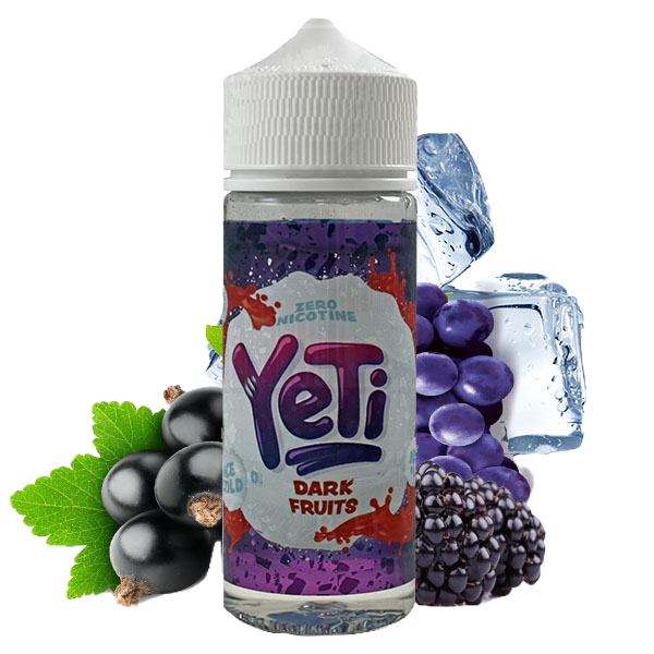 Dark Fruits (With Ice) 100ml Shortfill by Yeti (Including Free Nic Shots)