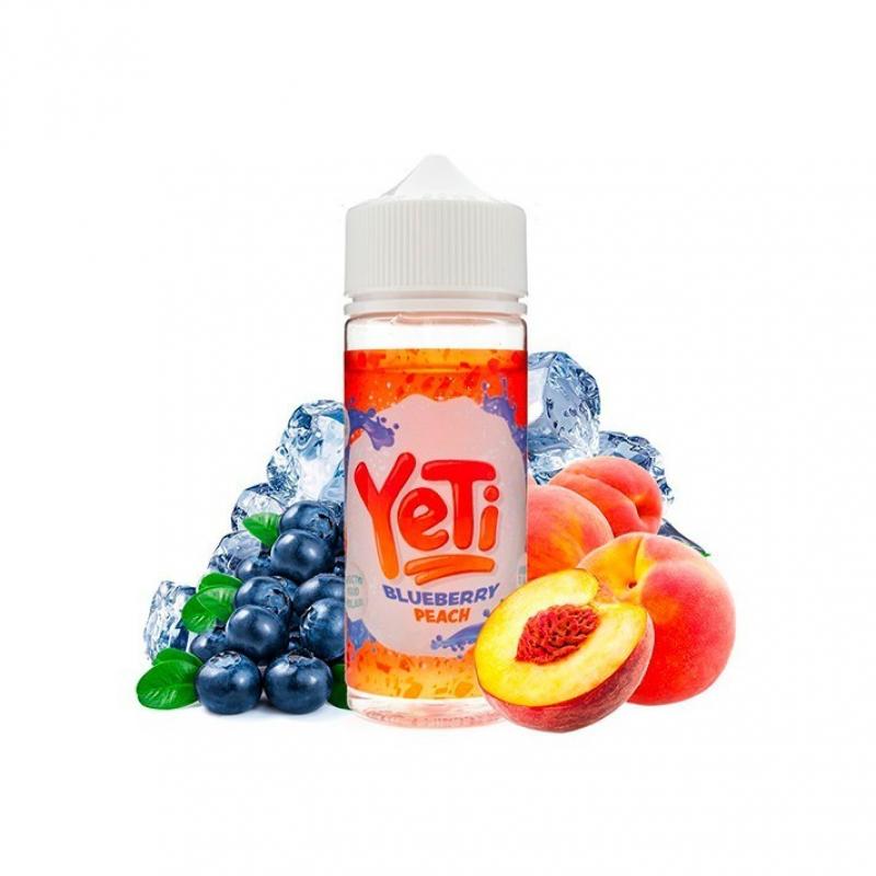 Blueberry Peach (With Ice) 100ml Shortfill by Yeti (Including Free Nic Shots)